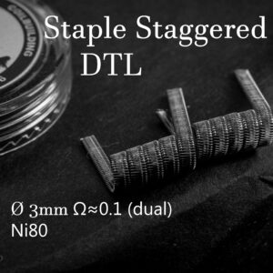 Staple staggered